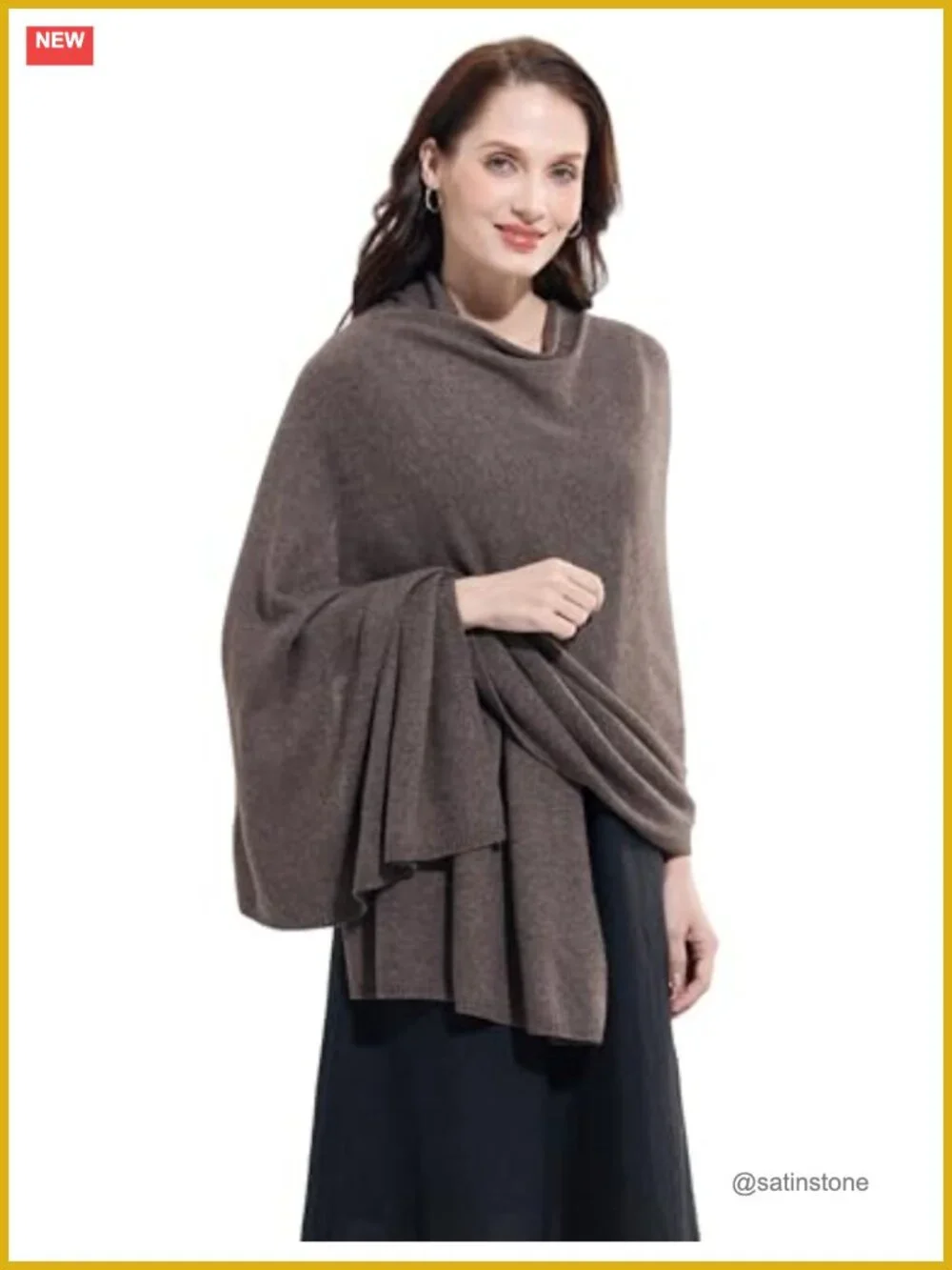 Cashmere Blend Wrap Scarf Stole for Women Extra Large 87